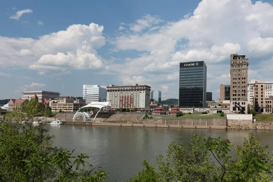 Downtown Charleston, West Virginia.